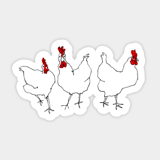 chooks Sticker